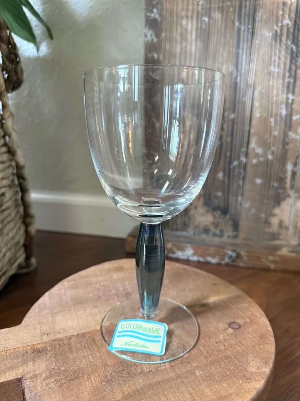 Set of 3 Noritake Colorwave Graphite Water Goblet